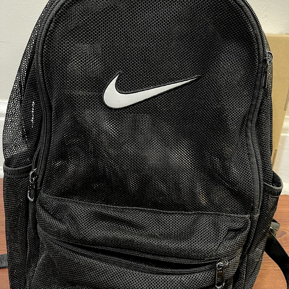 Nice black Nike mesh backpack for sale